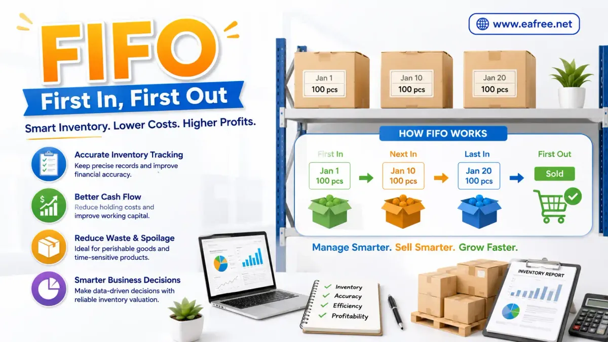FIFO Explained: Benefits, Examples and How Businesses Use It